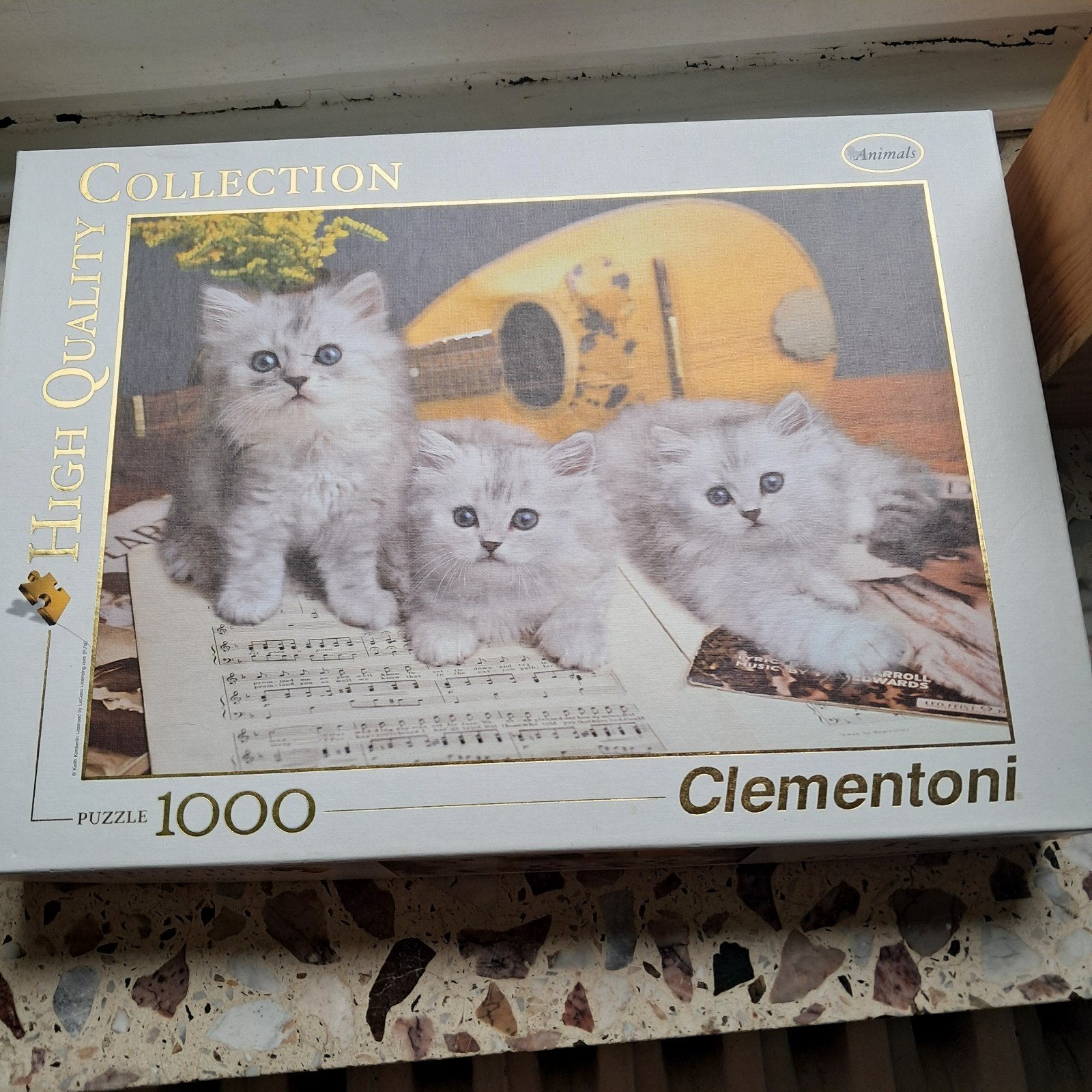 Clementoni Legpuzzel 1000 stukjes - Kittens, Ophalen, 500 t/m 1500 stukjes, Gebruikt, Legpuzzel