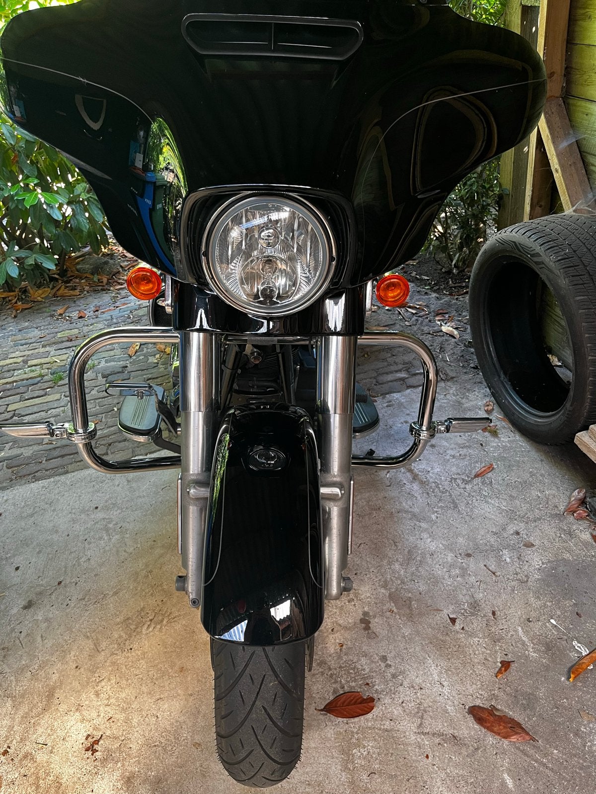 Chrome valbeugel Streetglide 2014, Motoren, Ophalen of Verzenden