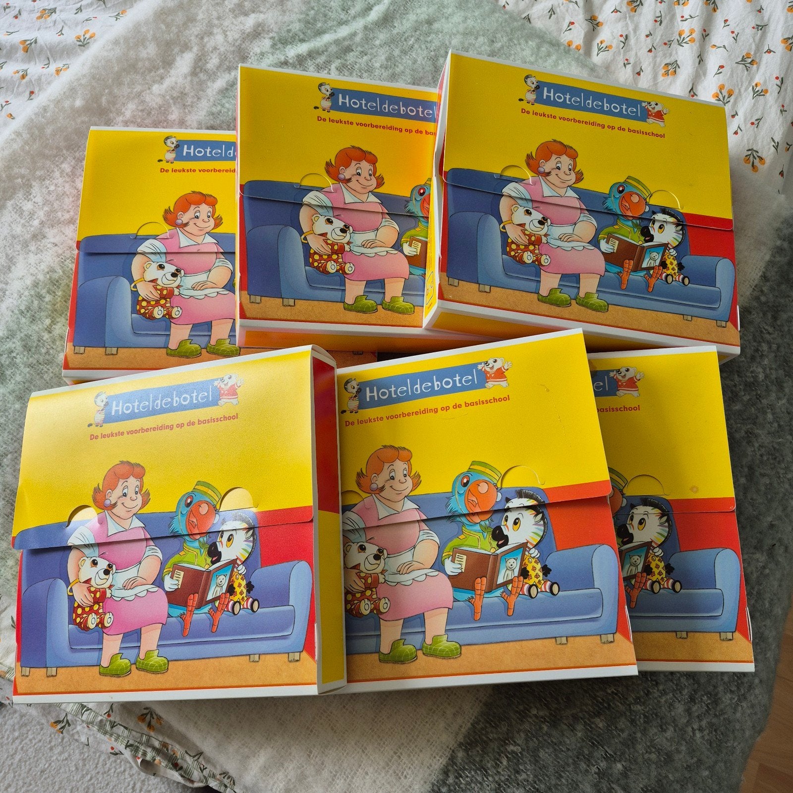 Hoteldebottel educatieve spellen en boeken (6 stuks), Ophalen of Verzenden, Zo goed als nieuw, Taal en Lezen