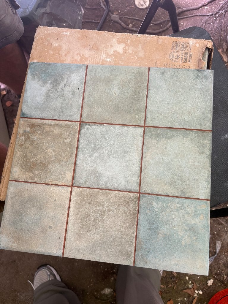 Tegels 1,10m2, Overige materialen, Overige typen, Nieuw, Minder dan 50 cm