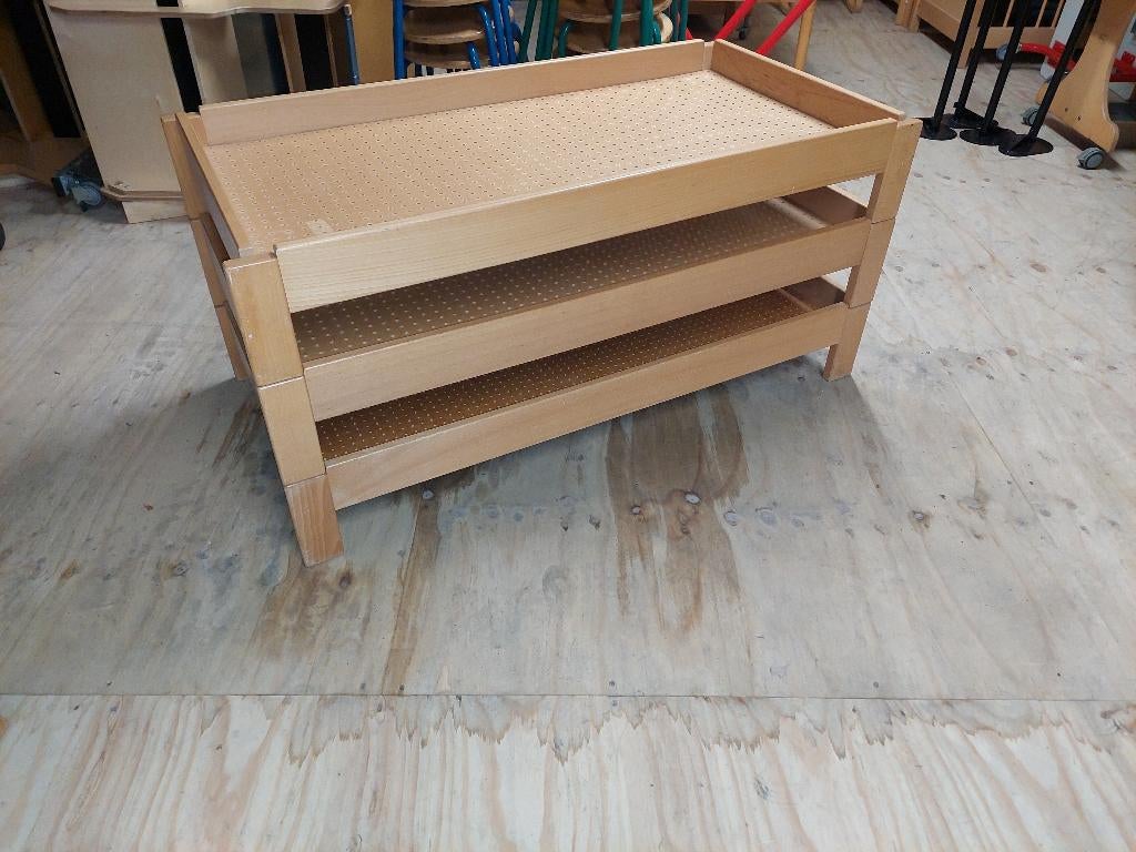 Set van 3 stapelbare Schilte KDV- rustbedden / stretchers, Ophalen of Verzenden, Zo goed als nieuw, Overige typen