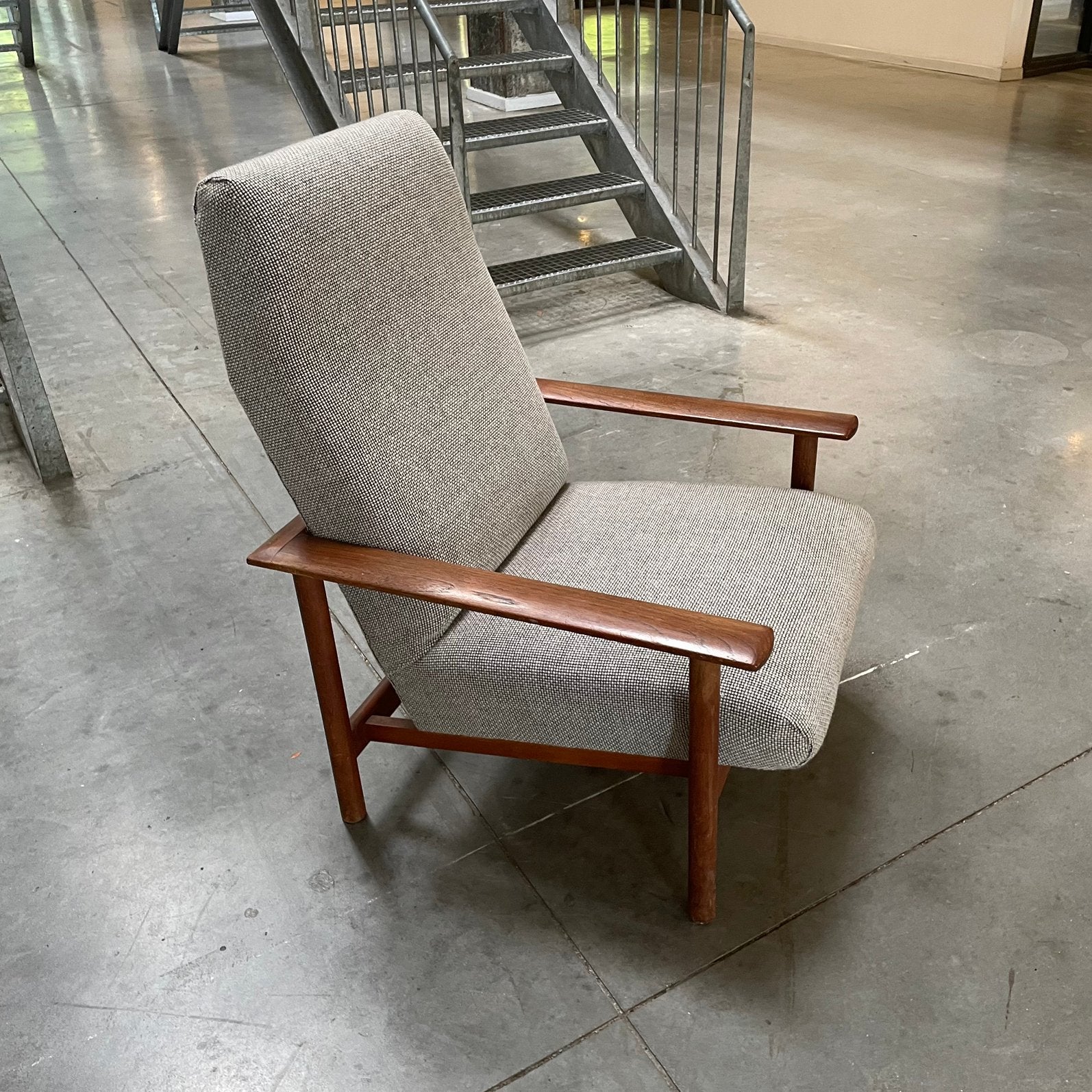 Vintage jaren 50 60 fauteuil mid century, Ophalen, ., Zo goed als nieuw, .
