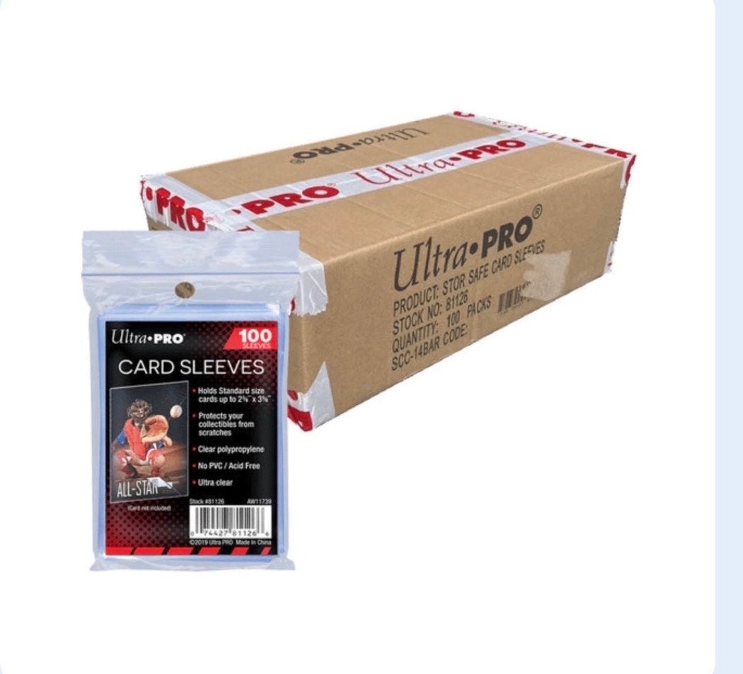 Ultra PRO Penny Sleeves - case van 100 pakjes, Ophalen of Verzenden, Nieuw, Sleeves of Kaarthoesjes