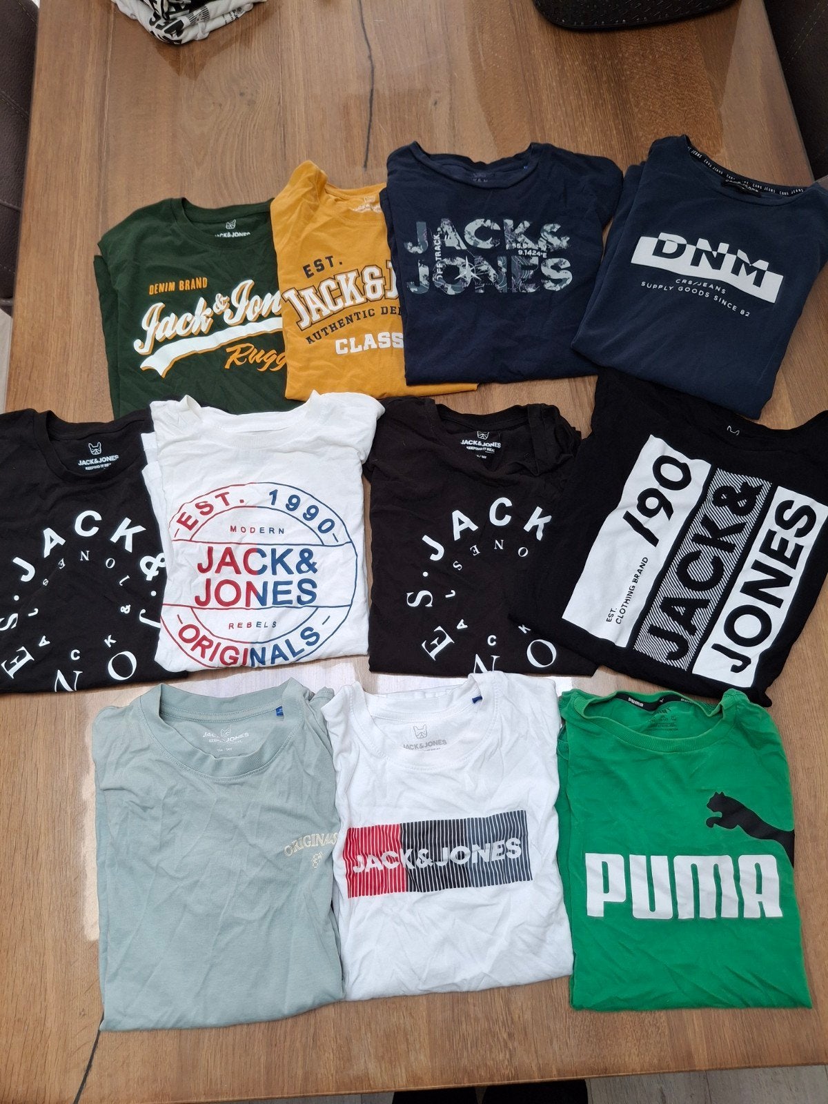 Jack & Jones en Puma T-shirts (diverse maten en kleuren), Ophalen of Verzenden, Gebruikt, Jongen, Shirt of Longsleeve