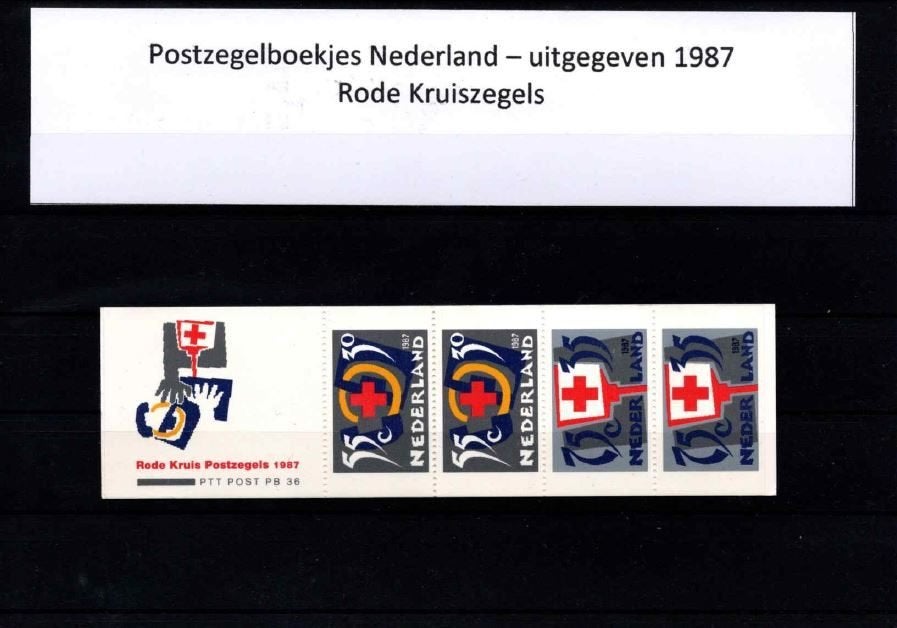 Postzegelboekje PB 36 - Rode Kruis 1987, Postzegels en Munten, Postzegels | Nederland, Verzenden, Na 1940, Postfris