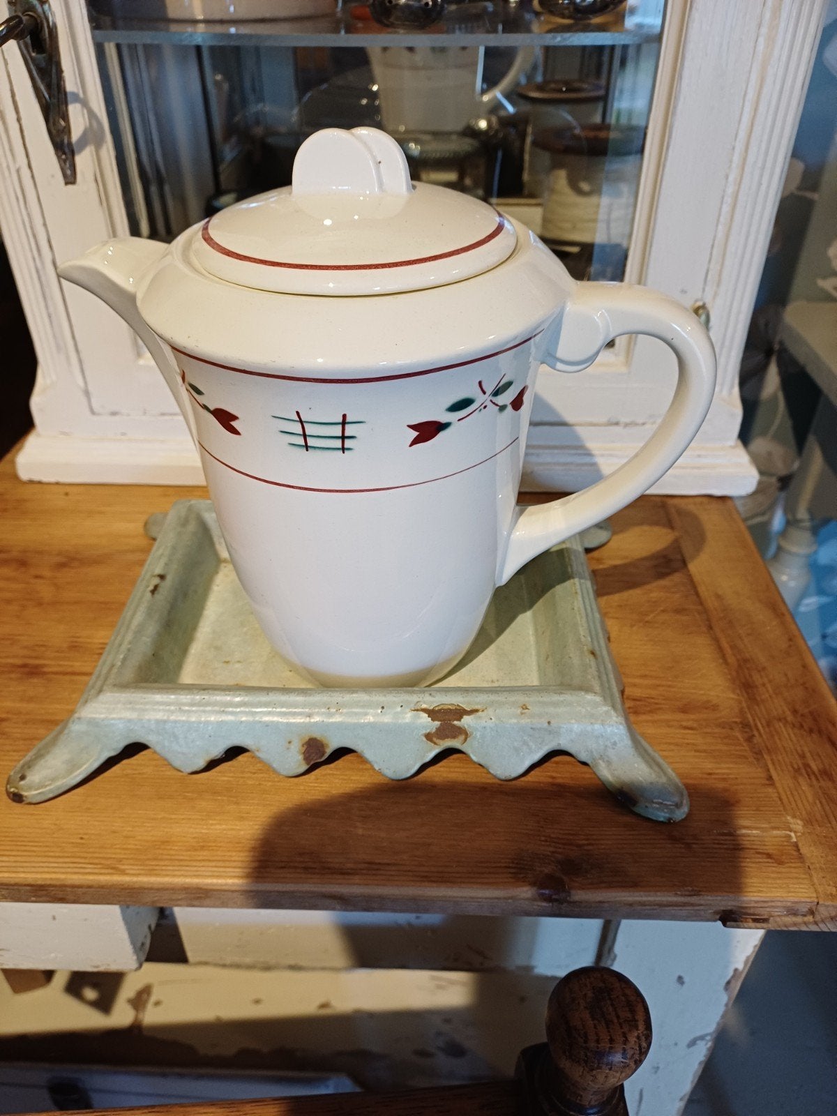 Schattig Theepotje, Antiek en Kunst, Curiosa en Brocante, Ophalen of Verzenden