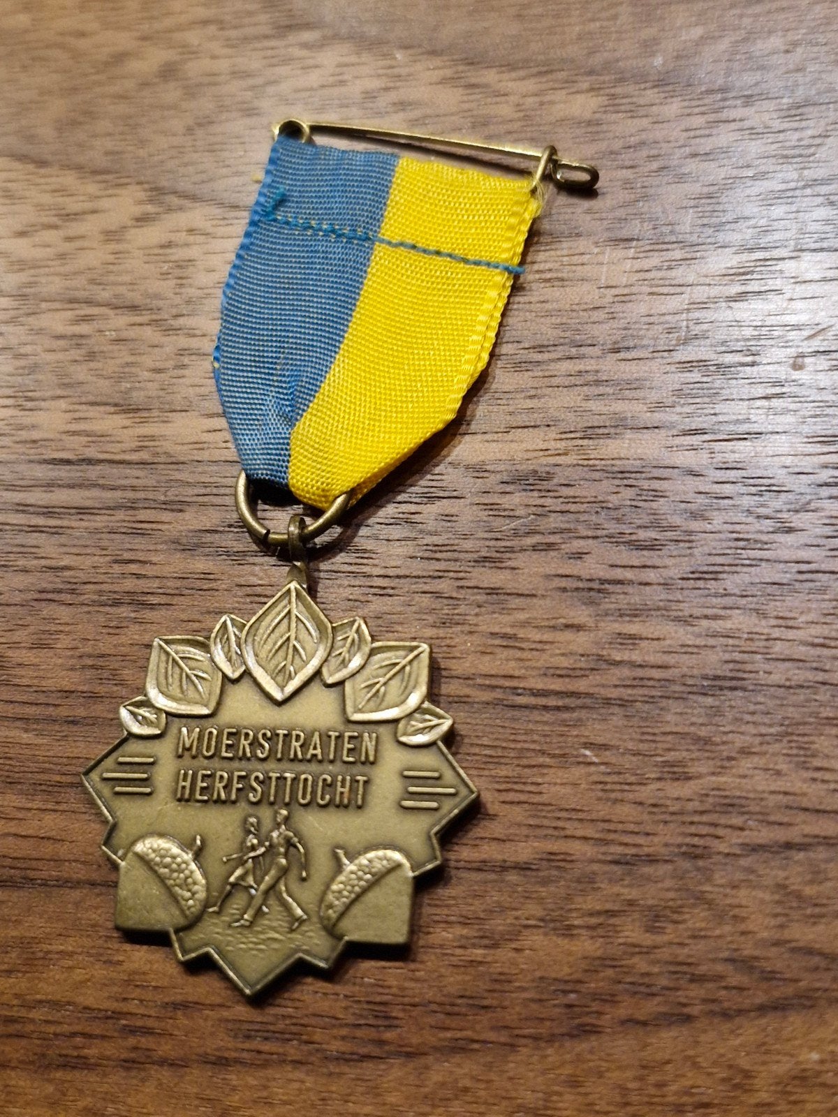301 Vintage Moerstraten Herfsttocht Medaille, Ophalen of Verzenden