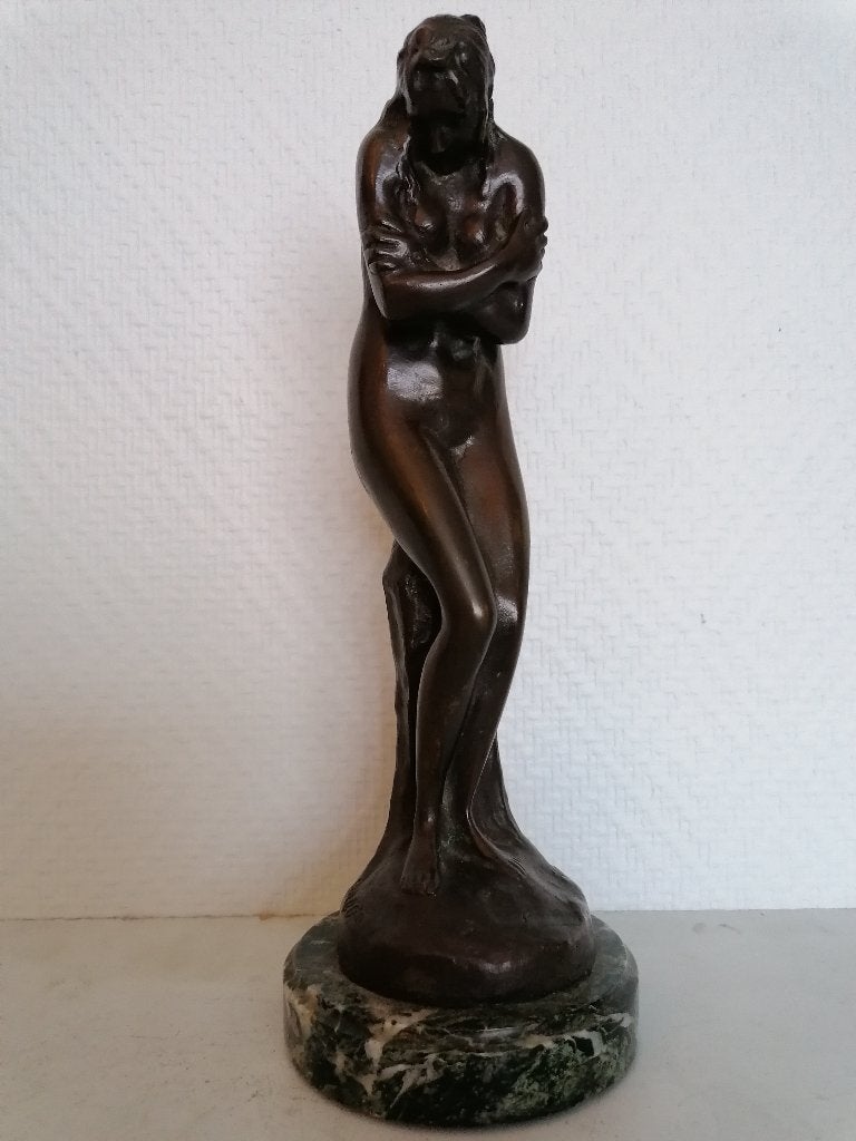 Antoine Houdon bronze beeldje, Ophalen