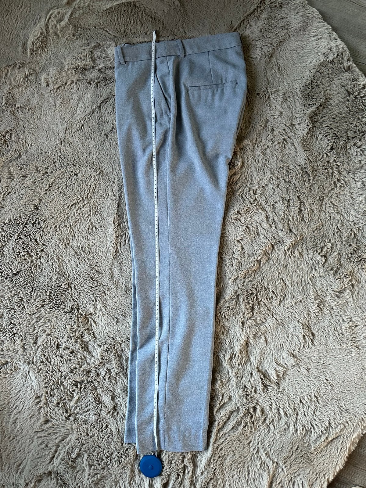 Lichtblauwe enkelbroek H&M maat 40, Blauw, Maat 42/44 (L), Ophalen of Verzenden, Zo goed als nieuw