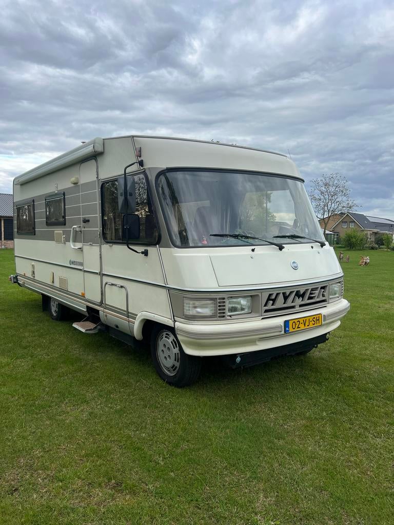 Hymer Camper - Goed onderhouden, 6 persoons, zonnepaneel, Caravans en Kamperen, Particulier, Hymer, Tot en met 6, Luifel