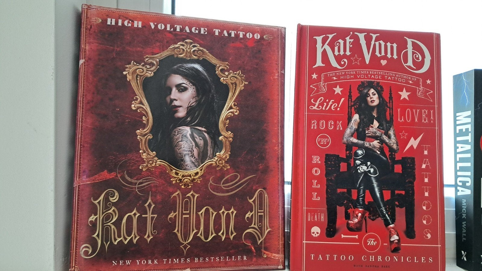 2 mooie boeken Kat von D.  Tattoo, Boeken, Ophalen of Verzenden, Zo goed als nieuw