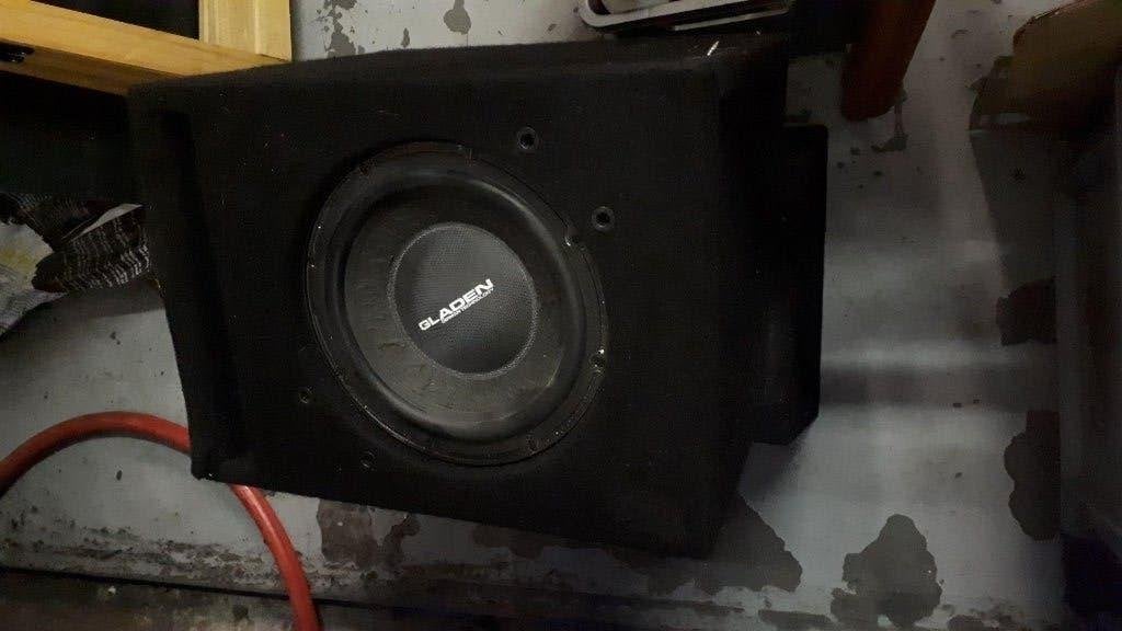 Gladen subwoofer, Auto diversen, Autospeakers, Zo goed als nieuw, Ophalen