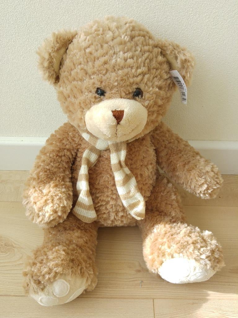 Teddybeer (lichtbruin, ca. 37 cm hoog) - NIEUW uit de winkel, Overige merken, Overige karakters, Beer, Nieuw