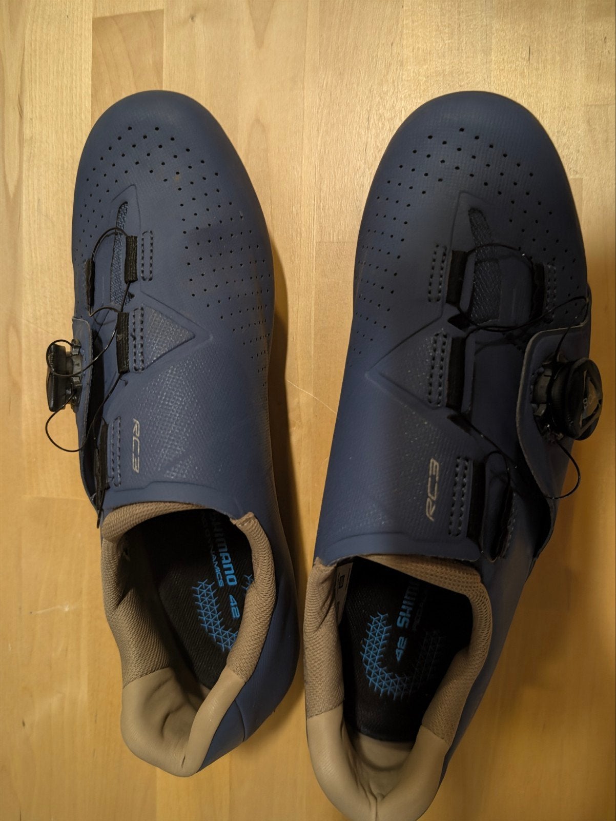 Shimano RC3 (RC300) Wielrenschoenen – Maat 42 (Navy Blauw +, Schoenen, Overige maten, Ophalen of Verzenden, Zo goed als nieuw