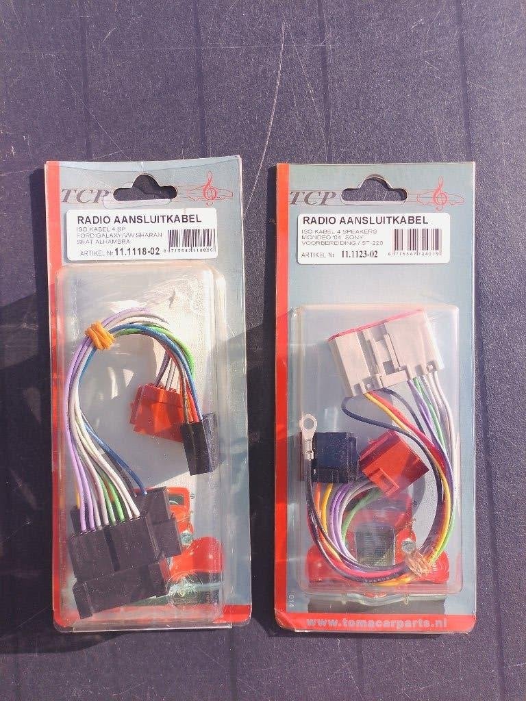 ISO Radio aansluitkabels Ford Mondeo - Galaxy, Auto diversen, TCP, -, -, Ophalen of Verzenden