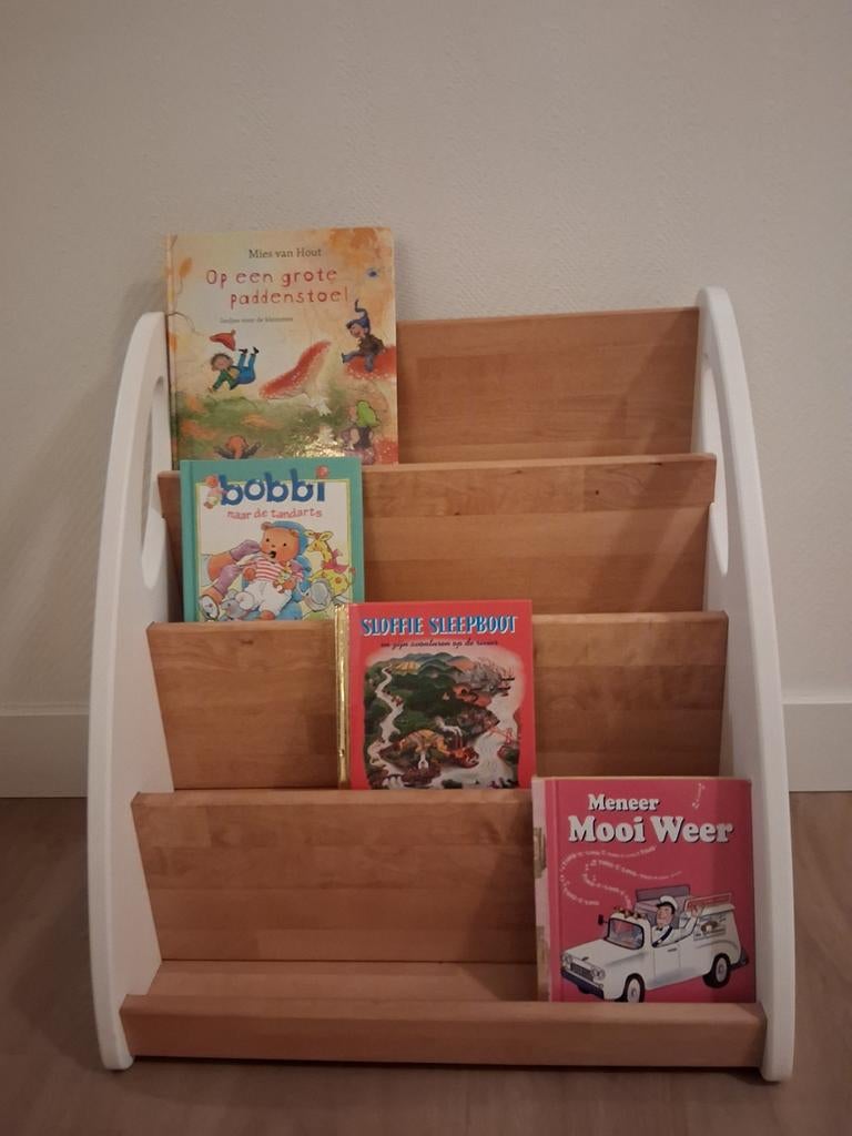 Massief eiken boekentrap, Ophalen, Zo goed als nieuw, Overige typen
