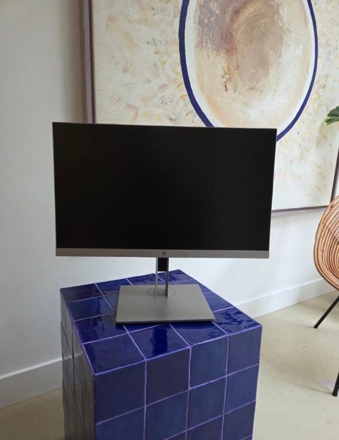 HP E223 Monitor - Full HD IPS Scherm - Zo goed als nieuw, IPS, In hoogte verstelbaar, Full HD, Ophalen of Verzenden