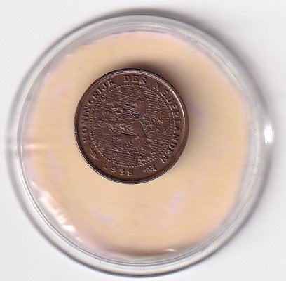 1/2 Cent 1938 Zeer Netjes, Verzenden, Koningin Wilhelmina, Overige waardes, Losse munt