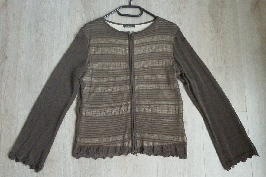 BLACKY DRESS Berlin Prachtig Vestje maat L, Kleding | Dames, Bruin, Maat 42/44 (L), Ophalen of Verzenden, Zo goed als nieuw