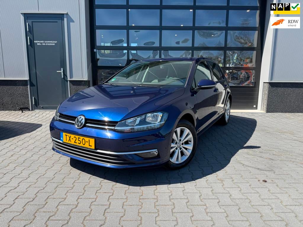 Volkswagen Golf 1.0 TSI Comfortline 5 deurs, Auto's, Volkswagen, Euro 6, Blauw, Origineel Nederlands, Bedrijf