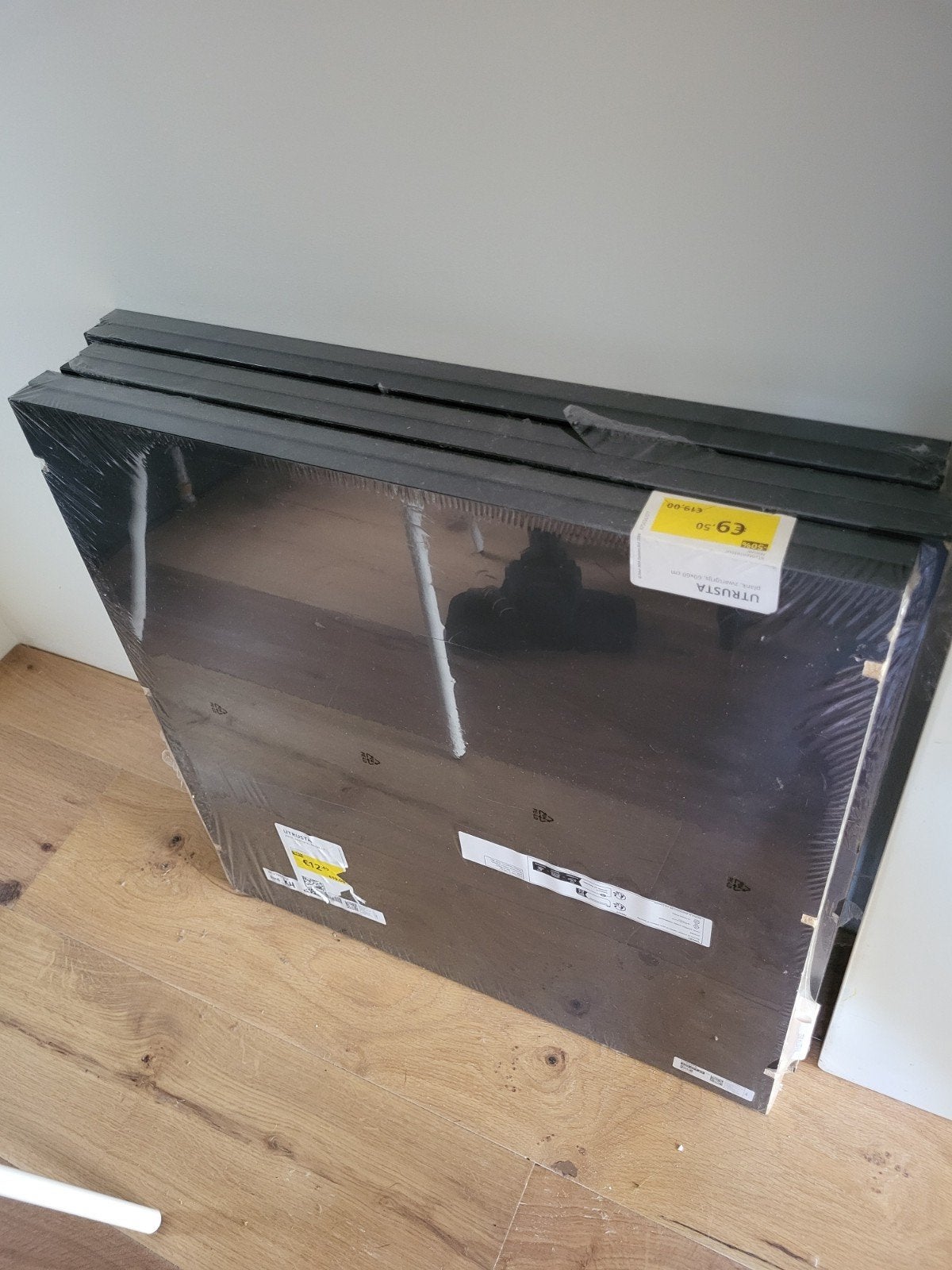 3 sets IKEA Utrusta planken(2stuks)  60x60 cm zwartgrijs, Ophalen, Nieuw