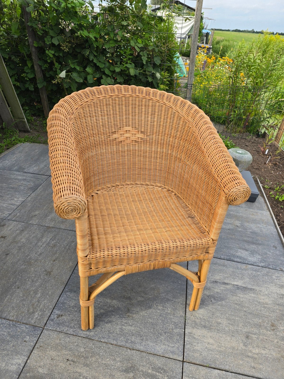 Rieten stoel, Ophalen, Rotan