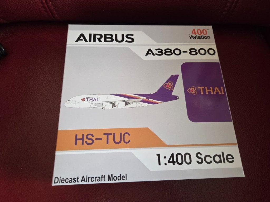 airbus a380   thai, Ophalen, Nieuw, Schaalmodel
