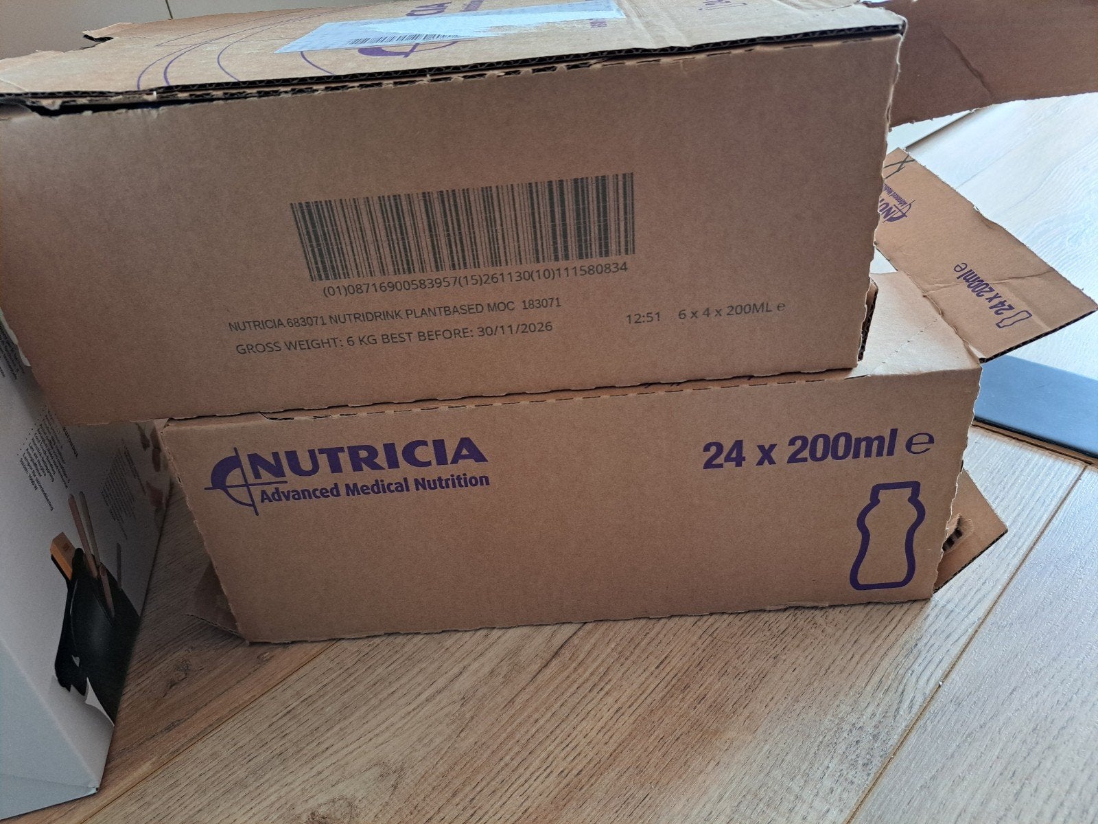 Foto 4 van nutri drink mokka en mango passie vrucht smaak