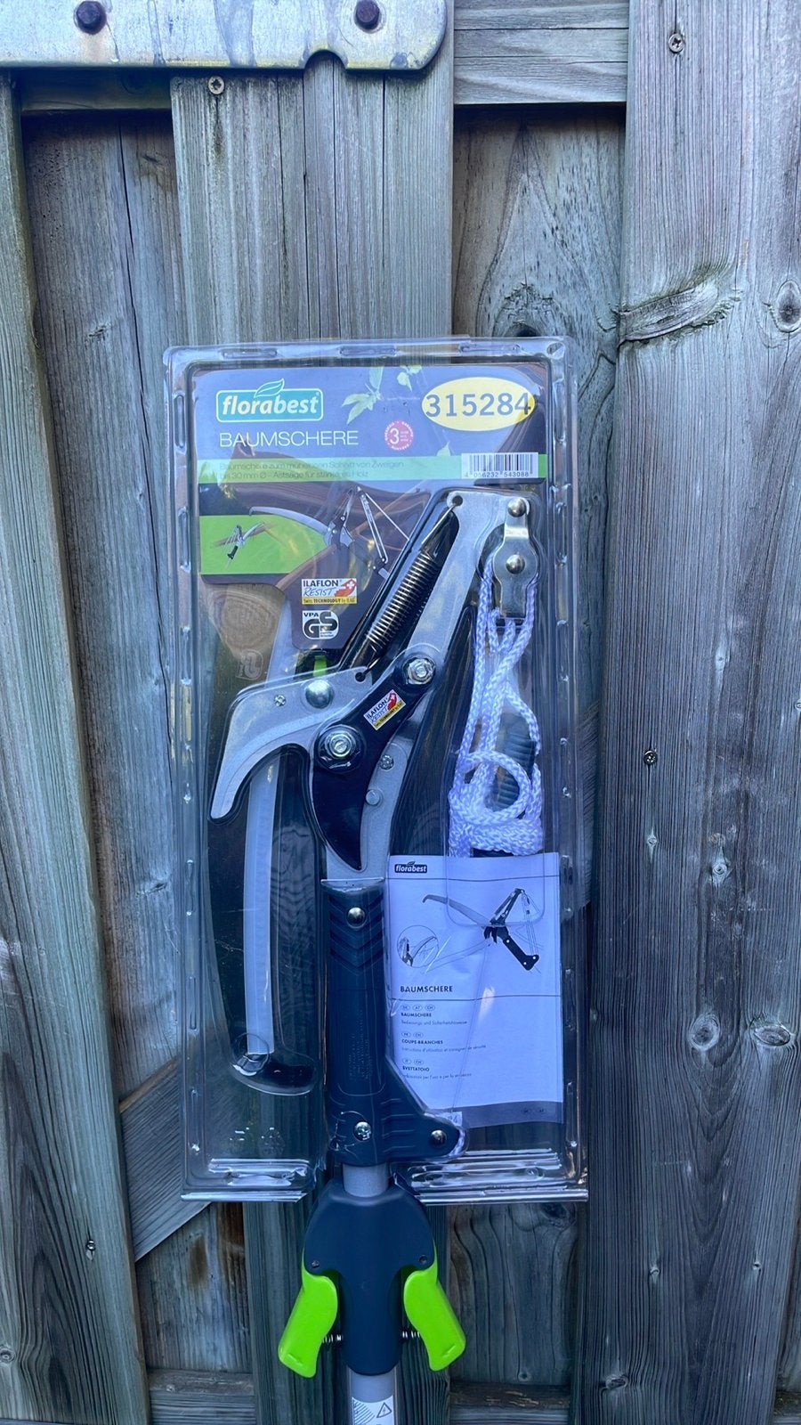 Florabest Uitschuifbare Snoeischaar - Nieuw in Verpakking, Ophalen, Nieuw, 30 t/m 39 mm