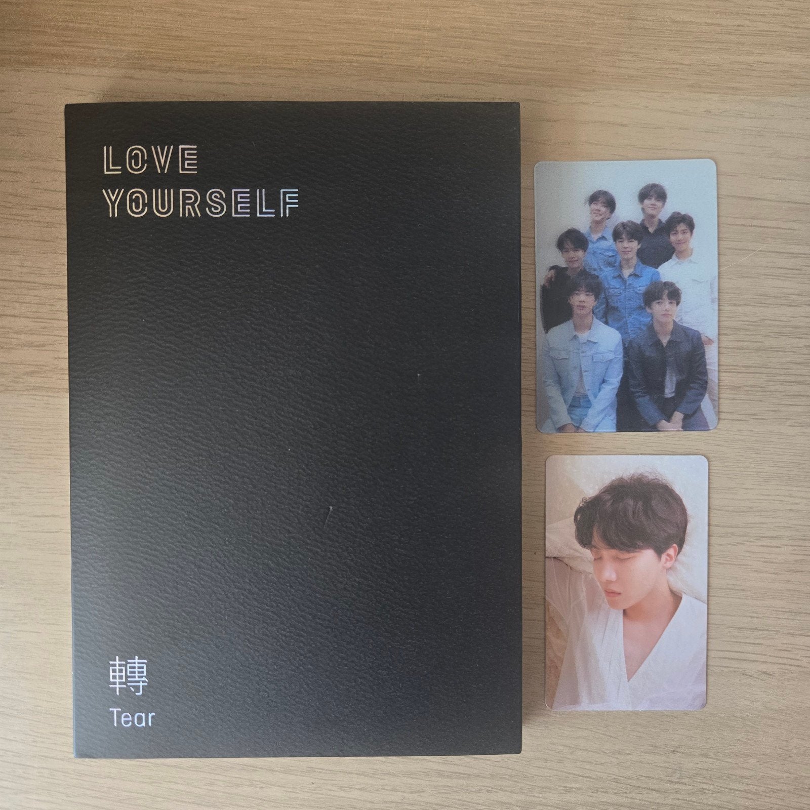 BTS Love Yourself 轉 Tear CD Album met Photocard, K-pop, Ophalen of Verzenden, Zo goed als nieuw, Inclusief boekje