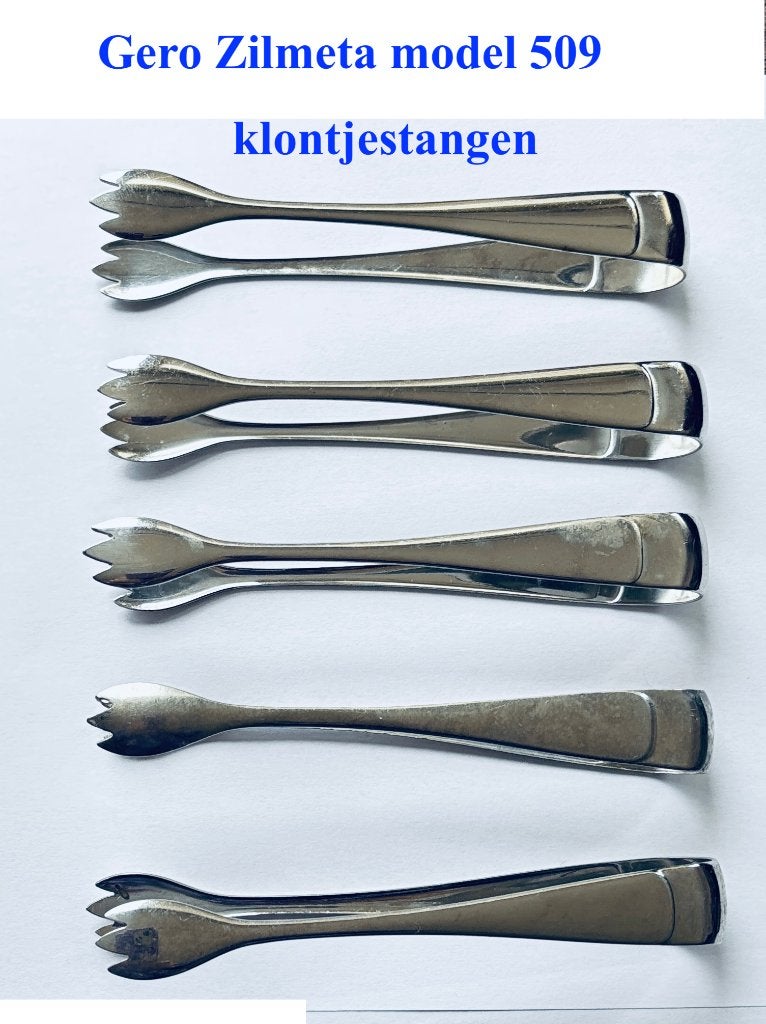 Gero Zilmeta Suikertang NU € 4 p/s Klontjestang Model 509, Antiek en Kunst, Ophalen