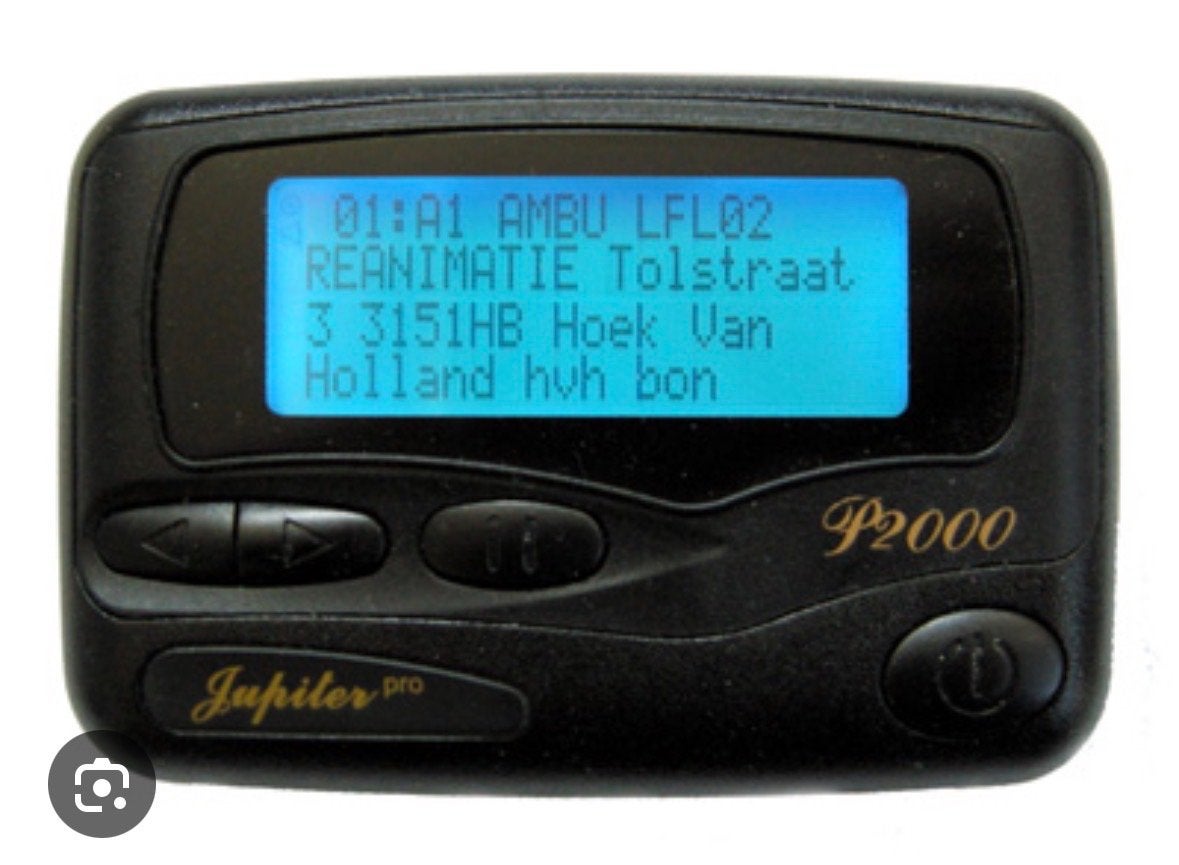 P2000 Jupiter Pro Pager, Ophalen of Verzenden, Zo goed als nieuw