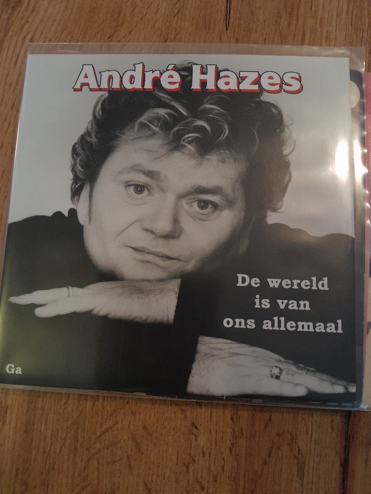 Andre hazes 7inch de wereld is van ons allemaal, Cd's en Dvd's, Vinyl Singles, Ophalen of Verzenden, Zo goed als nieuw, Nederlandstalig