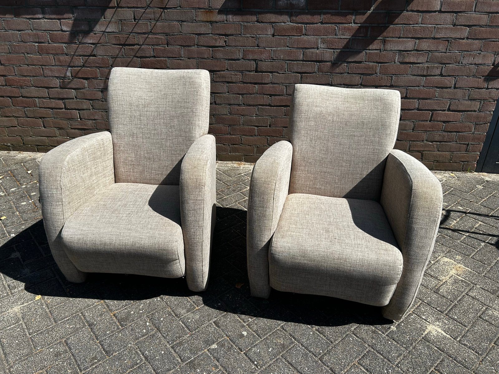 GRATIS - Twee comfortabele fauteuils, Ophalen, Gebruikt, 75 tot 100 cm, Stof