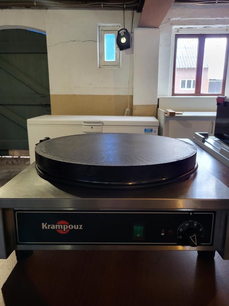 Te koop!! 2x Krampouz Crepes-plaat/Pannenkoekenplaat, Ophalen, Gebruikt