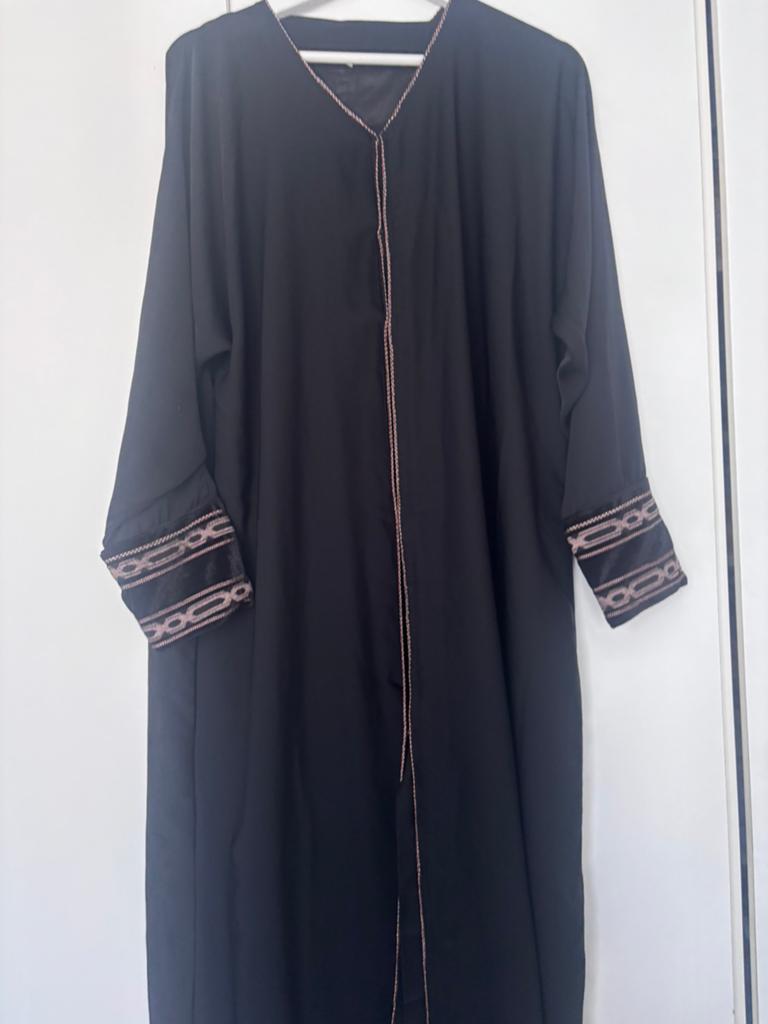 Zwarte Abaya, Maat 38/40 (M), Zwart, Ophalen of Verzenden, Zo goed als nieuw
