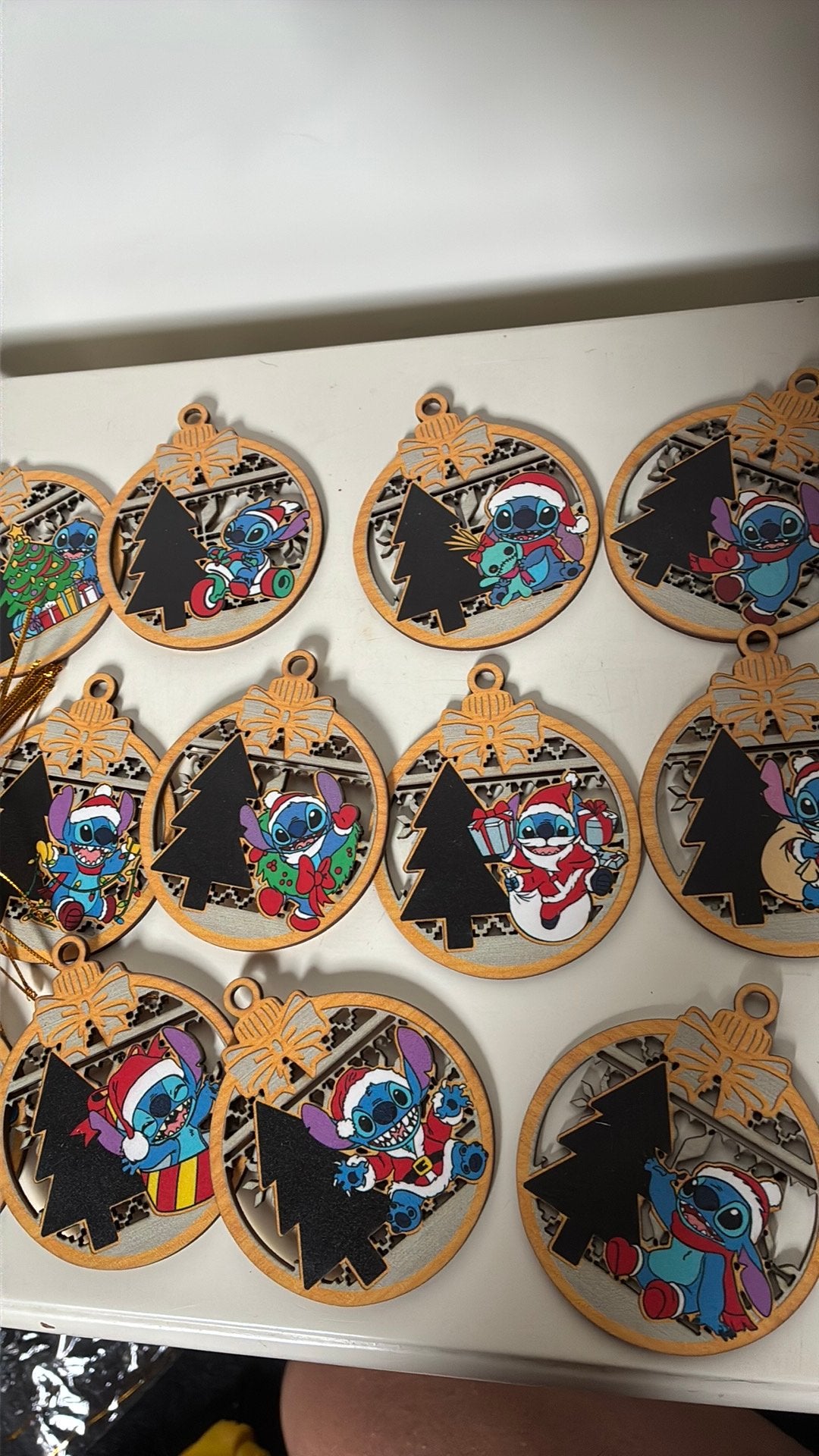 Stitch kerst hangers, Ophalen of Verzenden