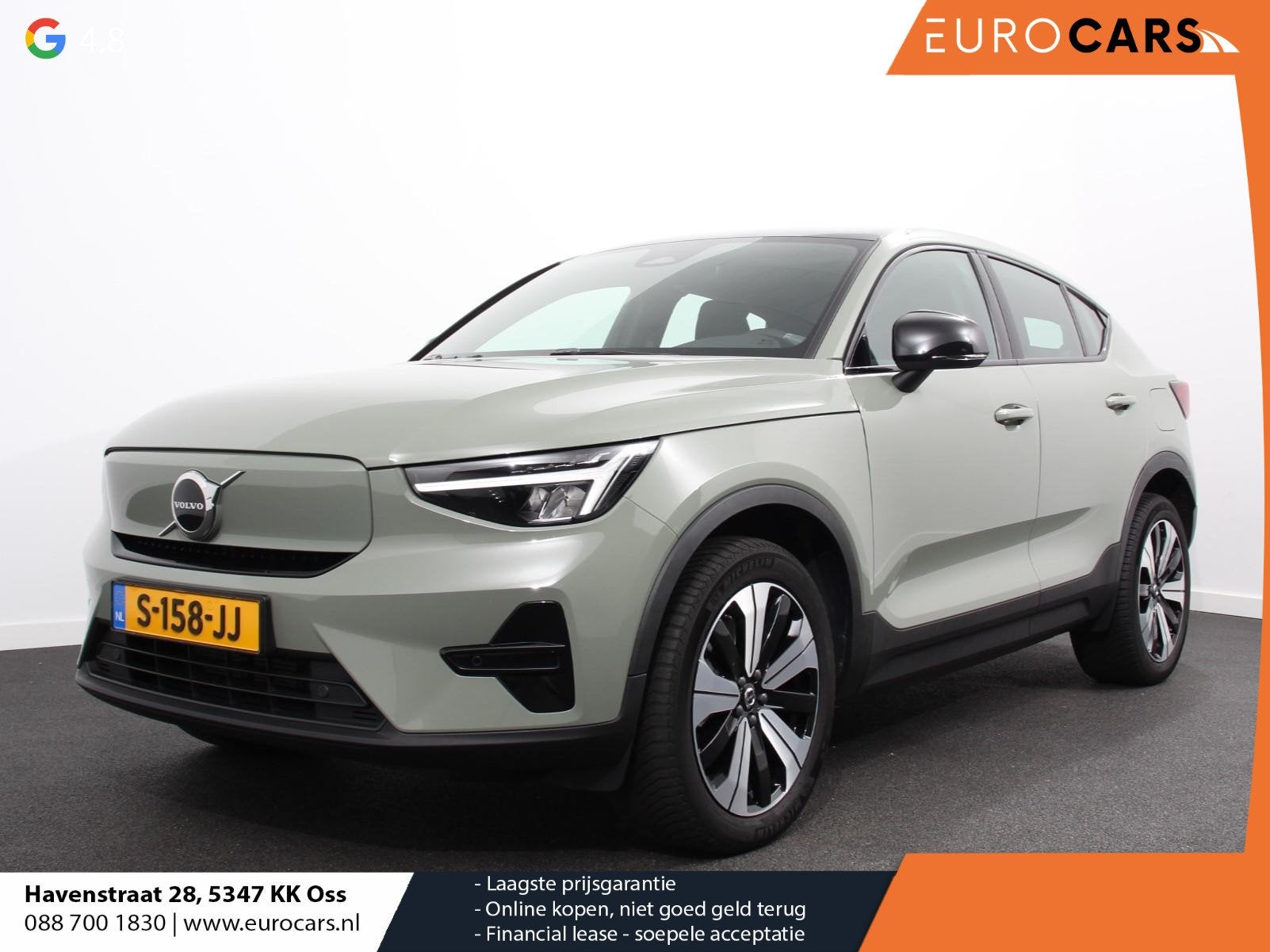 Volvo C40 Single Motor Plus 69 kWh Panoramadak Navigatie Cam, Auto's, Automaat, Automatische klimaatregeling, Gebruikt, 90 €/maand