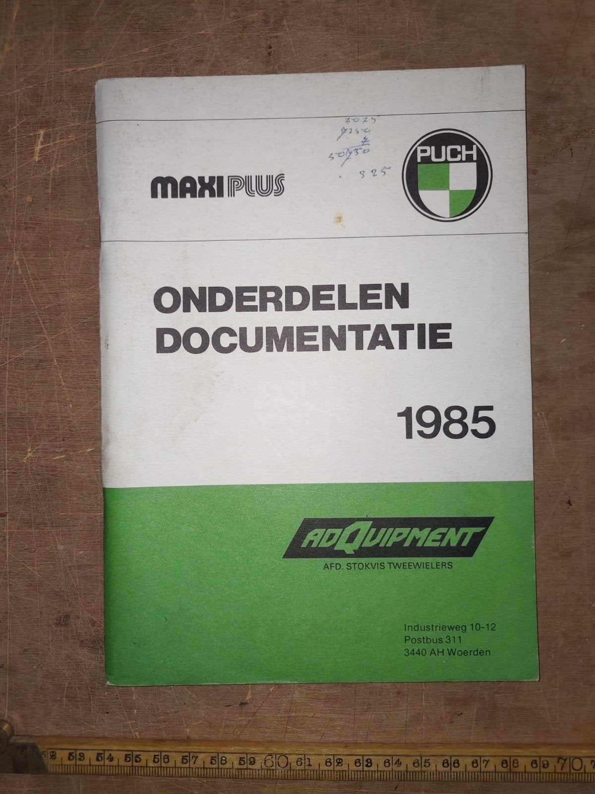 Puch Maxiplus onderdelen documentatie 1985, Ophalen of Verzenden