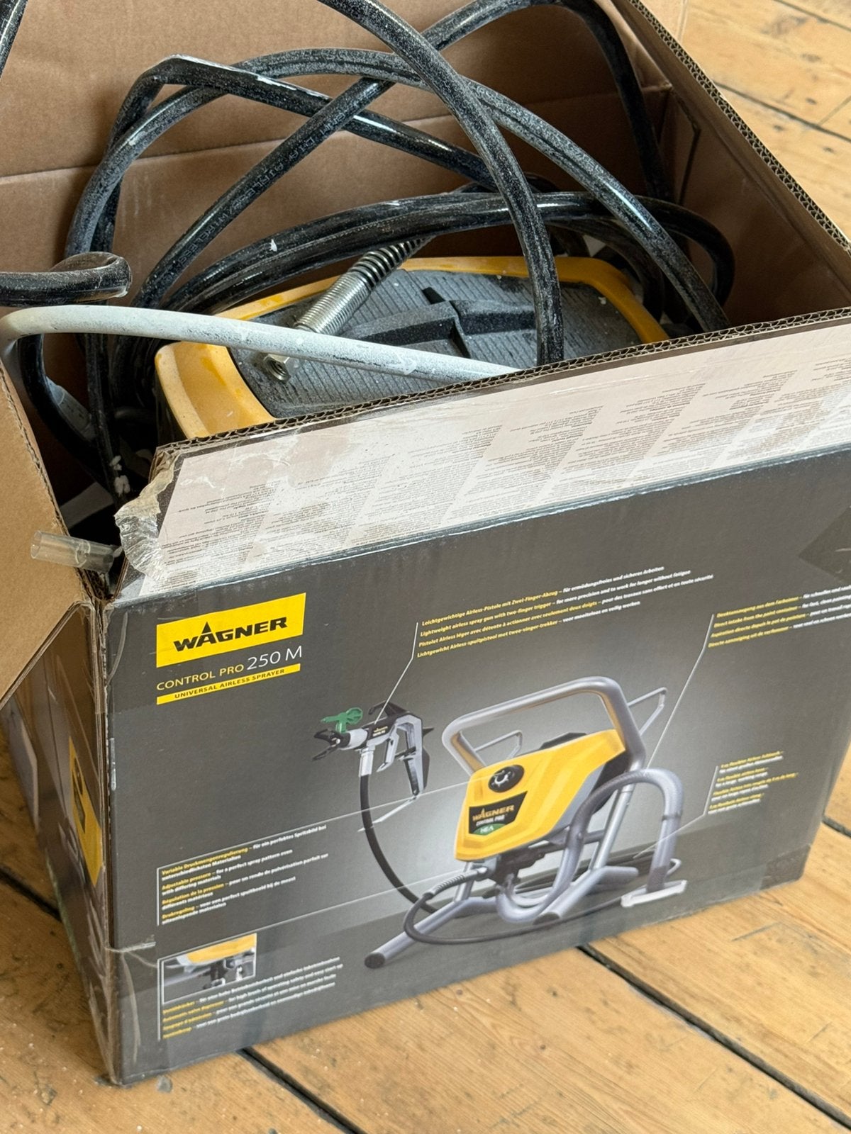 Wagner Control Pro 250 M Universal Airless Sprayer., Ophalen of Verzenden, Zo goed als nieuw, Verfspuit of Verfpomp