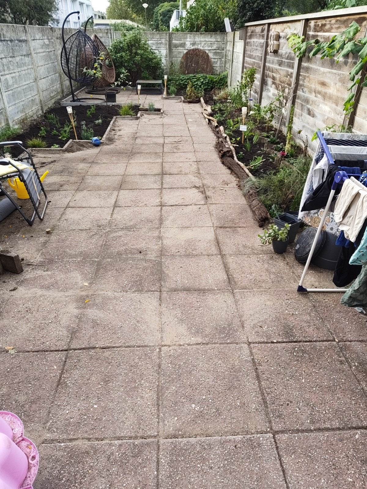 19 gratis 50x50 terrastegels af te halen, Tuin en Terras, Ophalen