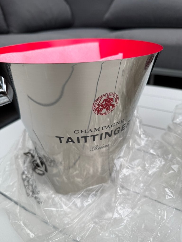 Twee Taittinger Champagne koeler(s) - NIEUW, Ophalen of Verzenden, Nieuw, Frankrijk, Champagne
