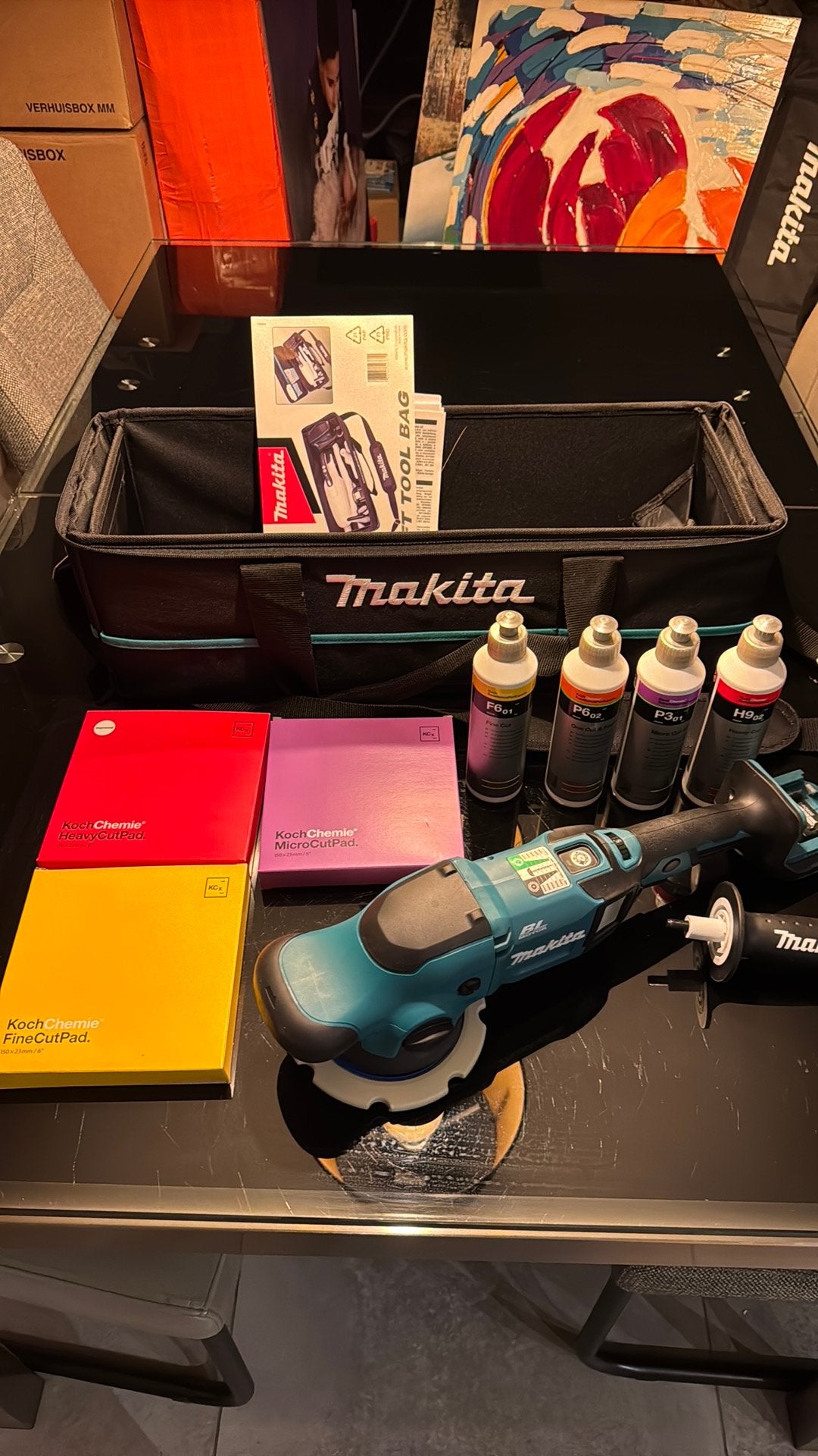 Makita Polijstmachine 18v DPO600 Nieuw!, Nieuw, Ophalen of Verzenden, Info, Info