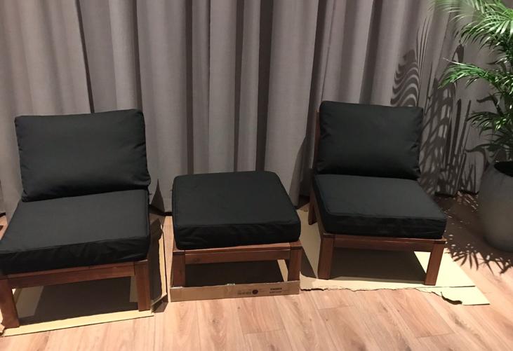 Comfortabele tuinkussens voor loungeset, Tuin en Terras, Tuinmeubel-accessoires, Ophalen, Zo goed als nieuw