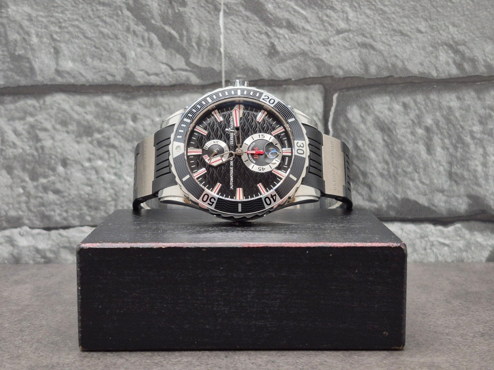 Ulysse Nardin Marine Diver chronometer full set 2021, Overige merken, Zwitserland, Staal, Kunststof