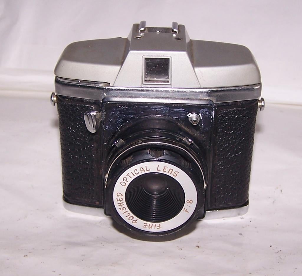 Vintage 1960 Empire Scout 316 camera voor 120 film. Izgs., Ophalen of Verzenden, Refurbished, Compact, Overige Merken
