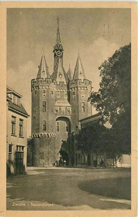 377-219-029 Zwolle Sassenpoort, Verzenden, Voor 1920, Overijssel