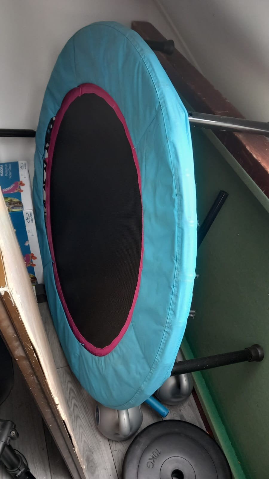 Mini trampoline met handvat - ideaal voor fitness, Ophalen
