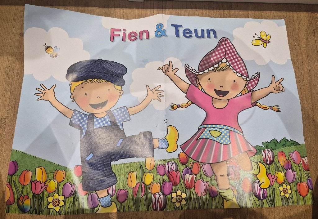 Poster Fien & Teun, Ophalen of Verzenden, Zo goed als nieuw