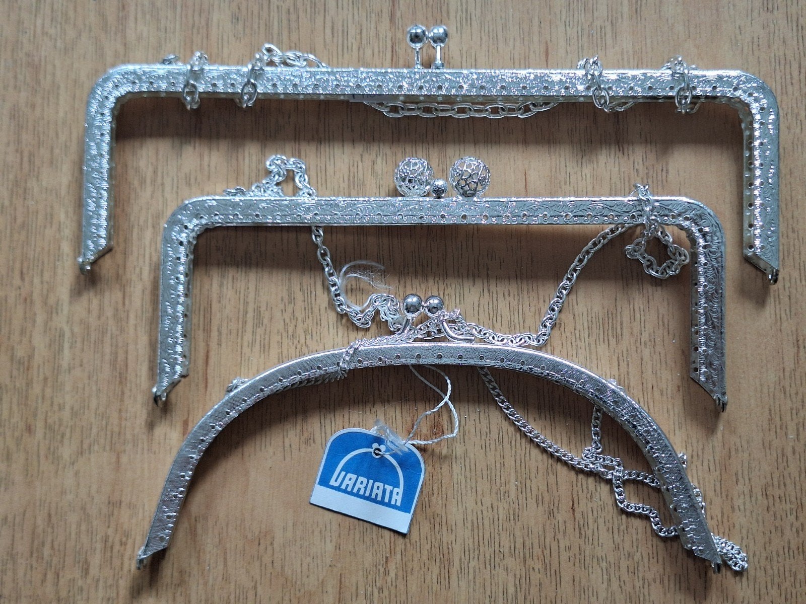 Nieuw: 3 zilverkleurige tas beugels, Ophalen of Verzenden, Nieuw